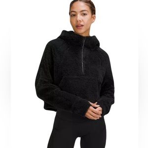 Lululemon Scuba Sherpa oversized half zip hoodie